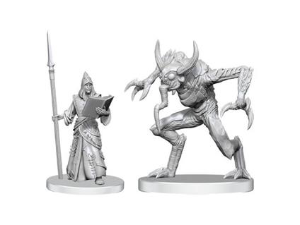 Pathfinder Deep Cuts Unpainted Miniatures Vloriak (despoiler Demon) & Demonologist Wizbambino
