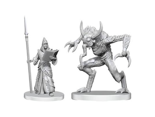 Pathfinder Deep Cuts Unpainted Miniatures Vloriak (despoiler Demon) & Demonologist Wizbambino