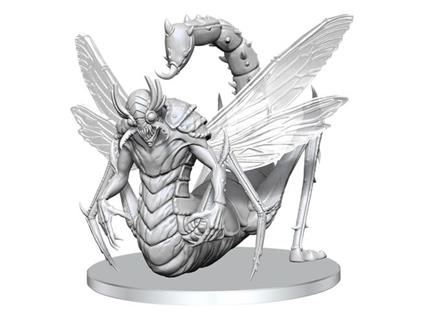 Pathfinder Deep Cuts Unpainted Miniature Derakni (locust Demon) Wizbambino