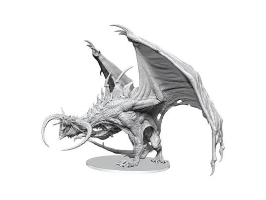 Pathfinder Deep Cuts Unpainted Boxed Miniature Diabolic Dragon Wizbambino