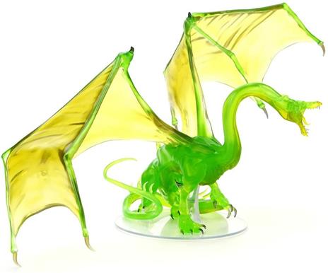 D&D Icons of the Realm Premium Statue Adult Emerald Dragon 36 cm - 6