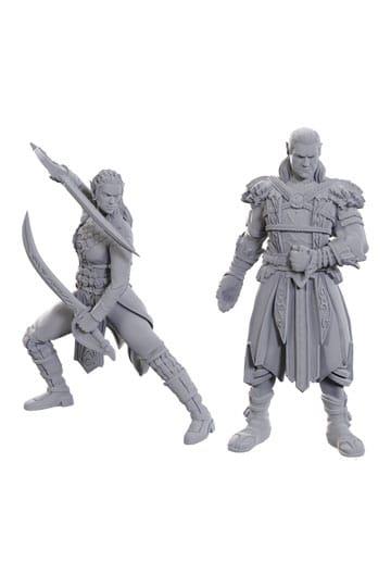 Wizkids - D&D Nolzur''s Marvelous Miniatures - Unpainted Miniature Jaheira & Halsin