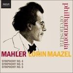 Sinfonie N.4, N.5, N.6 - CD Audio di Gustav Mahler,Lorin Maazel,Philharmonia Orchestra