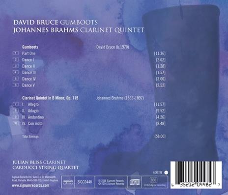 Gumboots. Clarinet Quintet - CD Audio di Julian Bliss - 2