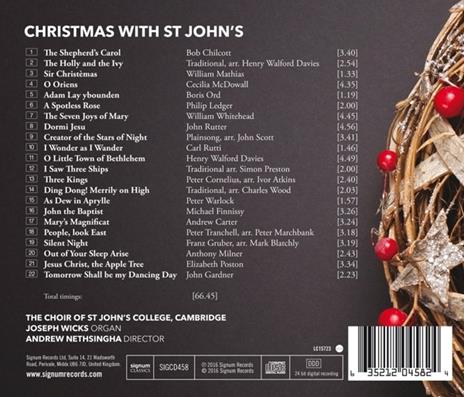 Christmas With St. John'S - CD Audio di Choir of St. John's College Cambridge - 2