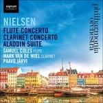 Concerto per flauto - Concerto per clarinetto - CD Audio di Carl August Nielsen,Paavo Järvi,Philharmonia Orchestra
