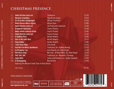Christmas Presence - CD Audio di King's Singers - 2