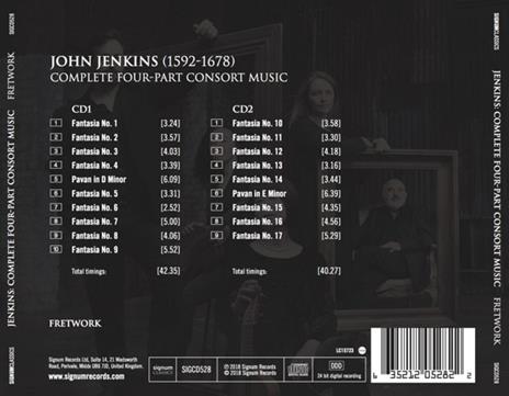 Die Vierstimmige Consort - CD Audio di John Jenkins - 2