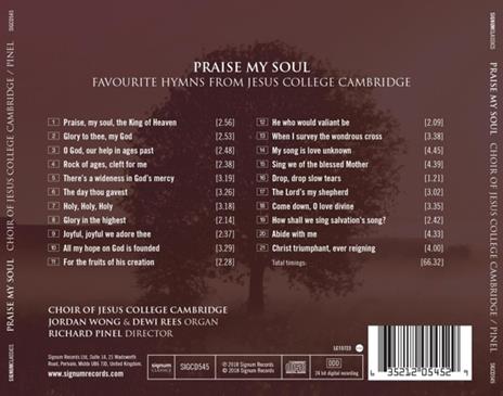Praise My Soul - CD Audio di Choir Of Jesus College Cambridge - 2