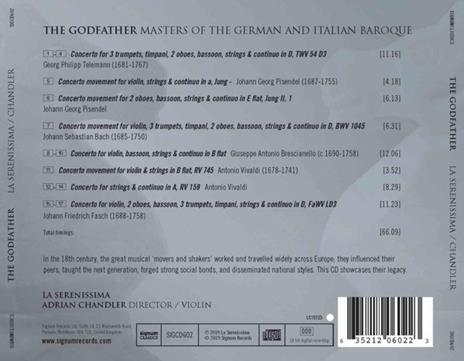 The Godfather. Masters Of The German & Italian Baroque - CD Audio di La Serenissima - 2