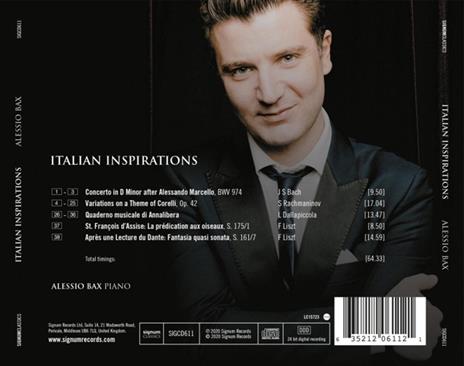 Italian Inspirations - CD Audio di Alessio Bax - 2