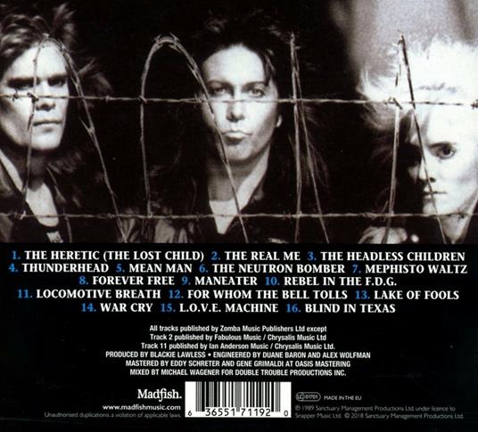 The Headless Children (Reissue Digipack) - CD Audio di WASP - 2