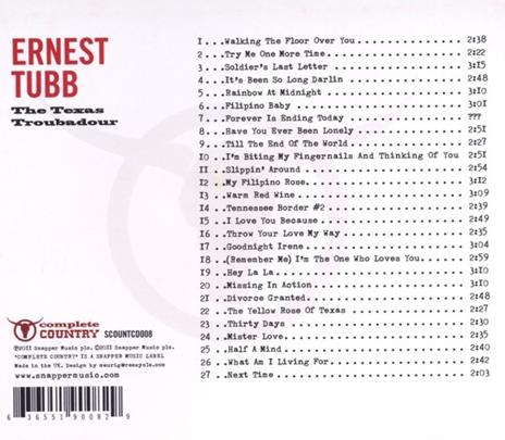 Texas Troubadour - CD Audio di Ernest Tubb - 2