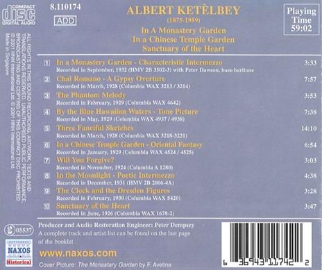 Ketèlbey vol.1 (Special Edition) - CD Audio di Albert William Ketelbey - 2