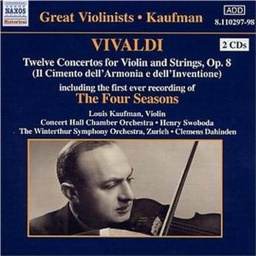 Le quattro stagioni - Concerti per violino - CD Audio di Antonio Vivaldi,Louis Kaufman