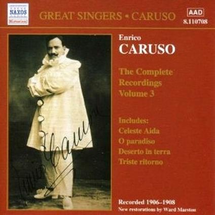 Integrale delle registrazioni vol.3 - CD Audio di Enrico Caruso