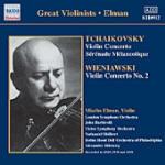 Concerti per violino - CD Audio di Pyotr Ilyich Tchaikovsky,Henryk Wieniawski,Mischa Elman