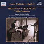 Concerto per violino n.2 / Concerto per violino - CD Audio di Sergei Prokofiev,Louis Gruenberg,Jascha Heifetz,Serge Koussevitzky,Pierre Monteux,San Francisco Symphony Orchestra,Boston Symphony Orchestra
