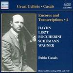 Encores and Transcriptions vol.4 - CD Audio di Pablo Casals
