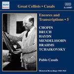 Encores and Transcriptions vol.5 - CD Audio di Pablo Casals
