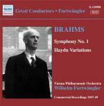 Sinfonia n.1 - Variazioni su un tema di Haydn - CD Audio di Johannes Brahms,Wilhelm Furtwängler,Wiener Philharmoniker