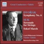 Sinfonia n.6 - CD Audio di Antonin Dvorak,Vaclav Talich,Czech Philharmonic Orchestra