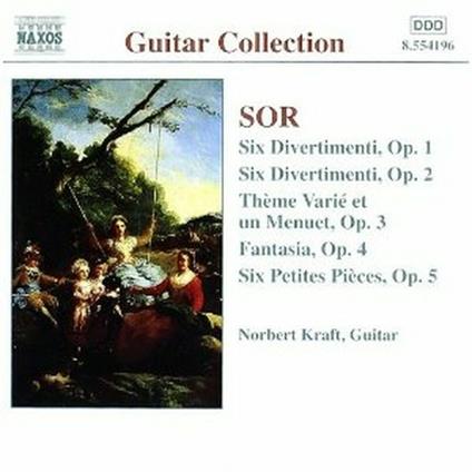 Divertimenti op.1, op.2 - CD Audio di Norbert Kraft,Joseph Fernando Macari Sor