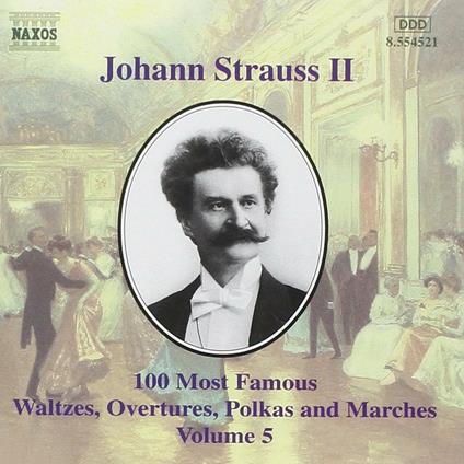 100 of his Best Compositions vol.5 - CD Audio di Johann Strauss