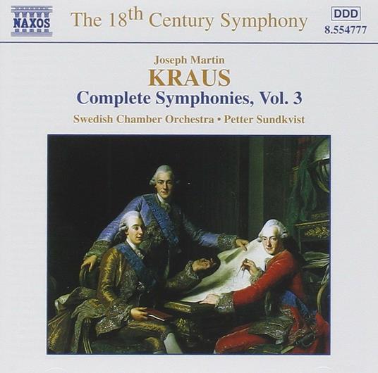 Sinfonie VB140, VB148, VB141 - Ouverture VB147 - CD Audio di Joseph Martin Kraus