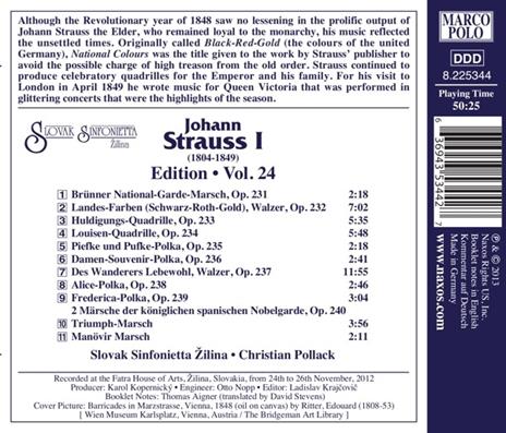 Edition vol.24 - CD Audio di Johann Strauss - 2