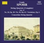 Quartetti per archi vol.17 - CD Audio di Louis Spohr