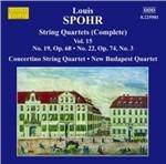Quartetti per archi vol.15 - CD Audio di Louis Spohr