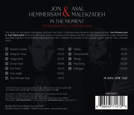 In the Moment - CD Audio di Jon Hemmersam,Asal Malekzadeh - 2