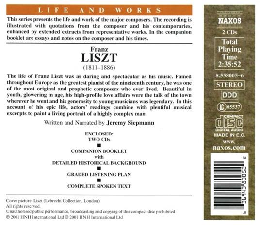 Life and Works - CD Audio di Franz Liszt - 2