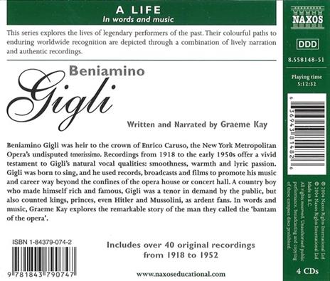 A Life in Words & Music - CD Audio di Beniamino Gigli - 2