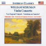 Concerto per violino - New England Triptych - CD Audio di William Schuman