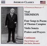 Sonata per violino - Praises and Preyers - 4 Songs