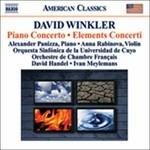 Concerto per Pianoforte -Elements - CD Audio di David Winkler