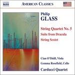 Quartetto per archi n.5 - Sestetto per archi - Suite da Dracula - CD Audio di Philip Glass