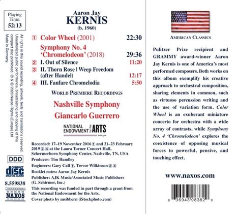 Color Wheel - CD Audio di Aaron Jay Kernis,Giancarlo Guerrero - 2