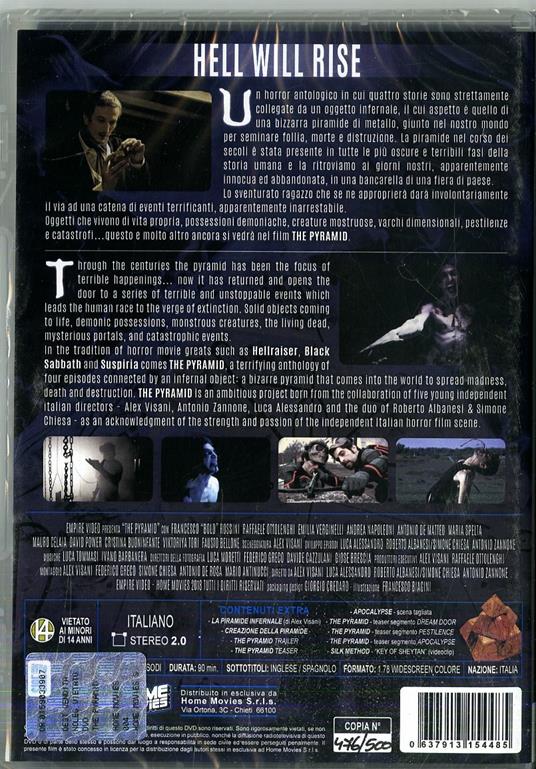 The Pyramid (DVD) di Alex Visani,Antonio Zannone,Luca Alessandro,Roberto Albanesi,Simone Chiesa - DVD - 2