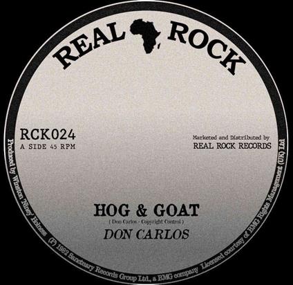 Hog & Goat - Dub Version - Vinile 7'' di Don Carlos