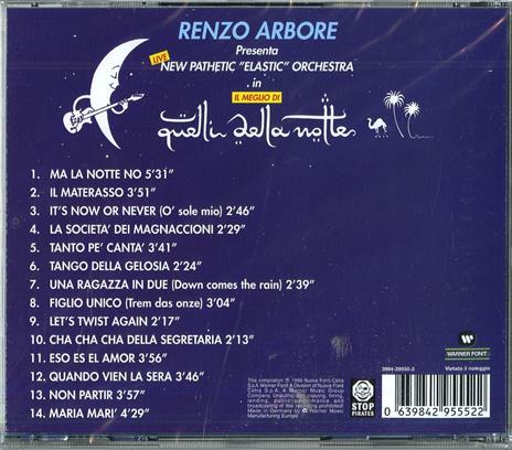 Il meglio di Quelli della notte - CD Audio di Renzo Arbore,New Pathetic Elastic Orchestra - 2