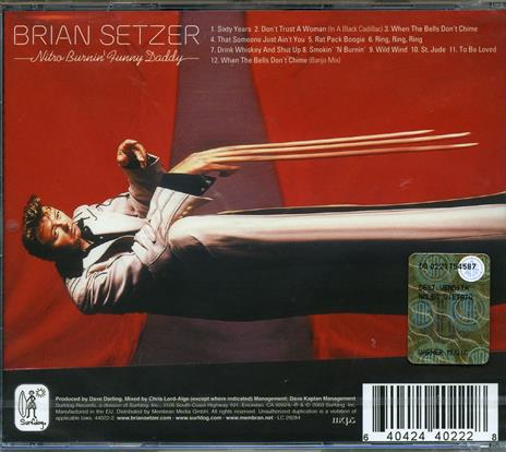 Nitro Burnin' Funny Daddy - CD Audio di Brian Setzer - 2
