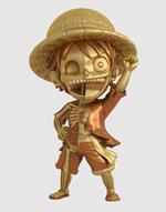 One Piece: Mighty Jaxx - Luffy Treasure Gold Edition Figura Da Collezione Xxray Plus