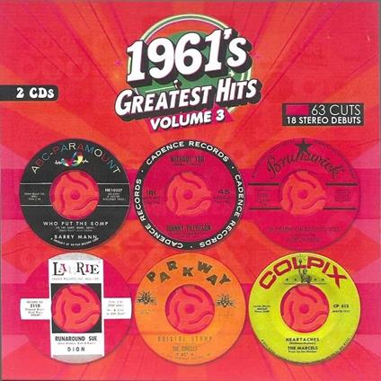 1961's Greatest Hits Vol.3 - CD Audio