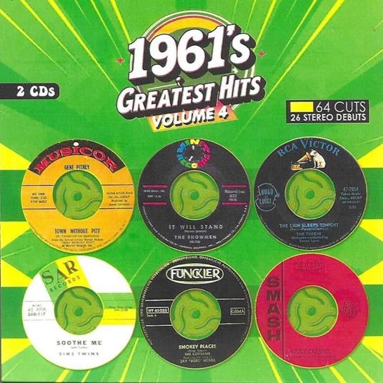 1961's Greatest Hits Vol.4 - CD Audio