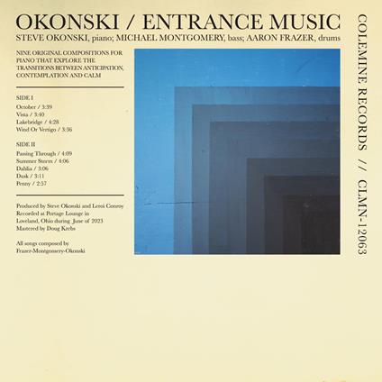 Entrance Music (Orange-Black Swirl Vinyl Edition) - Vinile LP di Okonski