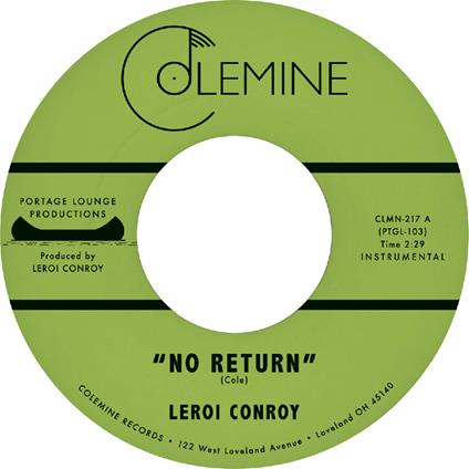 No Return - Path Of Man - Vinile 7'' di Leroi Conroy