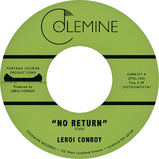 No Return - Path Of Man - Vinile 7'' di Leroi Conroy